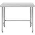 Stół do kuchni stalowy nierdzewny 100 x 70cm Royal Catering
