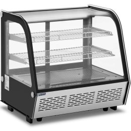 Witryna chłodnicza ekspozycyjna przeszklona 3 poziomy 120 l Royal Catering