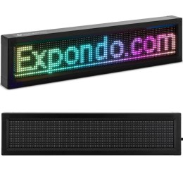 Wyświetlacz ekran reklamowy 96 x 16 kolorowe diody LED 67 x 19 cm SINGERCON