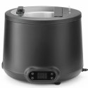 Kociołek termos elektryczny do zupy 35-85 C 8 l 500 W - czarny Hendi
