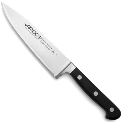 Nóż szefa kuchni uniwersalny do siekania krojenia ÓPERA dł. 160/282 mm Arcos