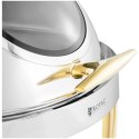 Podgrzewacz bemar bufetowy do potraw na pastę okrągły z pokrywą rolltop 6 l Royal Catering