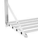 Półka ścienna wisząca stalowa nierdzewna składana 80 x 45 cm Royal Catering