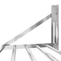 Półka ścienna wisząca stalowa nierdzewna składana 80 x 45 cm Royal Catering