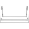 Półka ścienna wisząca stalowa nierdzewna składana 80 x 45 cm Royal Catering