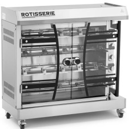 Rożen elektryczny na 4-6 kurczaków 4 poziomy 8000 W 400 V Royal Catering