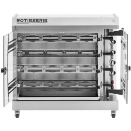 Rożen elektryczny na 4-6 kurczaków 4 poziomy 8000 W 400 V Royal Catering