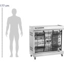 Rożen elektryczny na 4-6 kurczaków 4 poziomy 8000 W 400 V Royal Catering