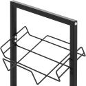 Stojak regał sklepowy na 4 skrzynki z warzywami owocami 47 x 36 x 144 cm Royal Catering