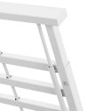Stojak sklepowy na skrzynki z warzywami owocami 53 x 107 x 165 cm - biały Royal Catering