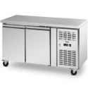 Stół chłodniczy gastronomiczny na kółkach 2 komory 260 l 136x70x85 cm Royal Catering