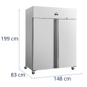 Szafa chłodnicza 2 drzwiowa na kółkach 2-8C 1001 l 83x148x199 cm Royal Catering