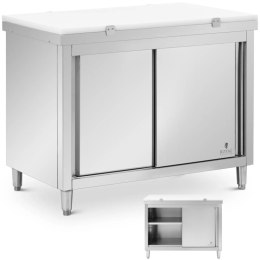 Szafka gastronomiczna wolnostojąca z deską do krojenia STAL 120 x 70 cm Royal Catering
