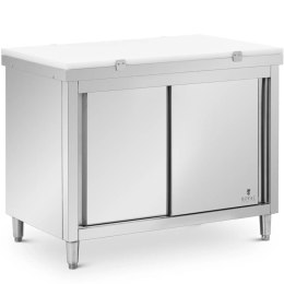 Szafka gastronomiczna wolnostojąca z deską do krojenia STAL 120 x 70 cm Royal Catering