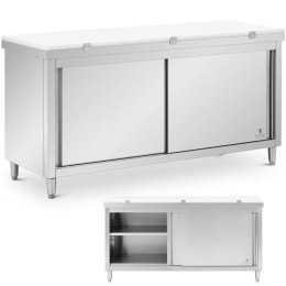 Szafka gastronomiczna wolnostojąca z deską do krojenia STAL 180 x 60 cm Royal Catering