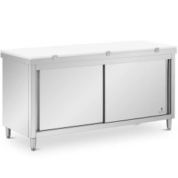 Szafka gastronomiczna wolnostojąca z deską do krojenia STAL 180 x 70 cm Royal Catering