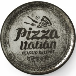 Talerz do pizzy z porcelany Recipe Collection Black śr. 33 cm - zestaw 6 szt. Duralex
