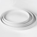Talerz z wysokim rantem OSLO biały 200 x 25 mm - zestaw 6 szt. Hendi