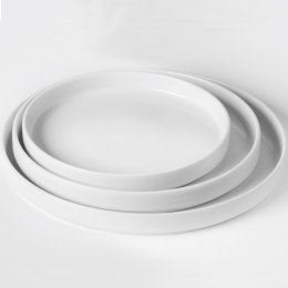 Talerz z wysokim rantem OSLO biały 200 x 25 mm - zestaw 6 szt. Hendi