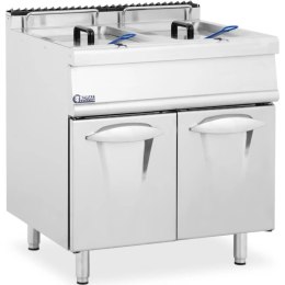 Frytownica gazowa podwójna z szafką propan / LPG / gaz ziemny 2 x 36 l 30 kW Royal Catering