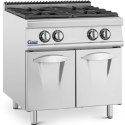Kuchenka gazowa 4 palnikowa z szafką propan / LPG / gaz ziemny 14.3 kW Royal Catering