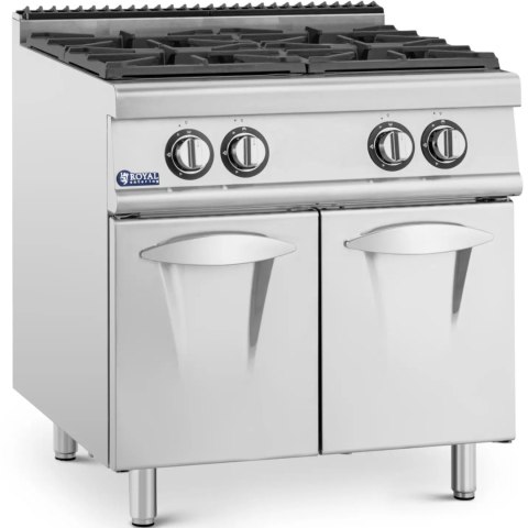 Kuchenka gazowa 4 palnikowa z szafką propan / LPG / gaz ziemny 14.3 kW Royal Catering