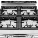 Kuchenka gazowa 4 palnikowa z szafką propan / LPG / gaz ziemny 14.3 kW Royal Catering