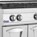 Kuchenka gazowa 4 palnikowa z szafką propan / LPG / gaz ziemny 14.3 kW Royal Catering