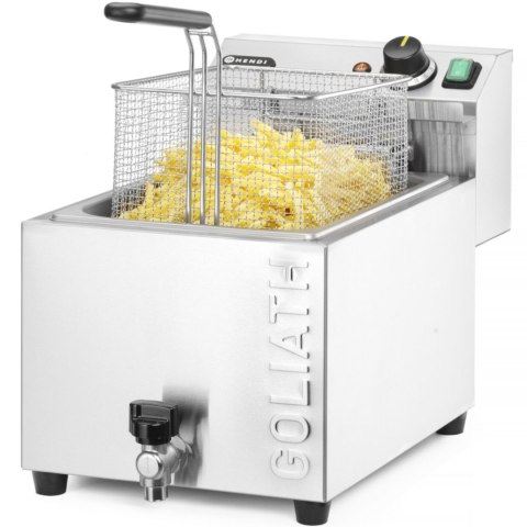 Najmocniejsza frytownica frytkownica z kranem HENDI GOLIATH 400V 10.2kW 10L Hendi