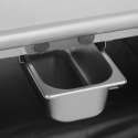 Płyta grillowa grill elektryczny podwójny z szafką 73.5 x 55 cm 10.8 kW Royal Catering