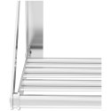 Półka ścienna wisząca rurkowa składana STAL 60 x 30 cm Royal Catering