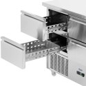 Stół chłodniczy 6 szuflad na kółkach 350 l 137 x 70 x 95 cm Royal Catering