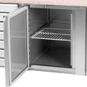 Stół chłodniczy do pizzy 1 komora 7 szuflad na kółkach 165 l 154 x 82 x 105 cm Royal Catering
