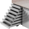 Stół chłodniczy do pizzy 1 komora 7 szuflad na kółkach 165 l 154 x 82 x 105 cm Royal Catering