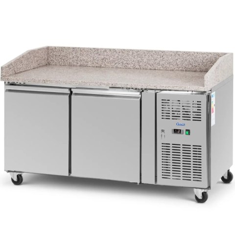 Stół chłodniczy do pizzy 2 komory na kółkach 390 l 150.5 x 80 x 100 cm Royal Catering