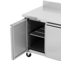 Stół chłodniczy gastronomiczny z rantem na kółkach 2 komory 260 l 136x70x95 cm Royal Catering