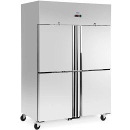 Szafa chłodnicza lodówka gastronomiczna na kółkach 4 drzwi 2-8C 1160 l Royal Catering