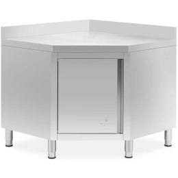 Szafa gastronomiczna narożna z rantem STAL 100 x 100 x 97 cm Royal Catering