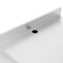Szafka pod ekspres do kawy z rantem 2 szuflady pojemnik STAL 60x82x95 cm Royal Catering