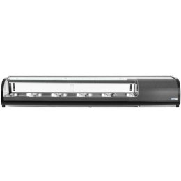 Witryna chłodnicza ekspozycyjna z oświetleniem LED 5 x GN 1/2 190 W ARKTIC