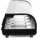 Witryna chłodnicza ekspozycyjna z oświetleniem LED 5 x GN 1/2 190 W ARKTIC