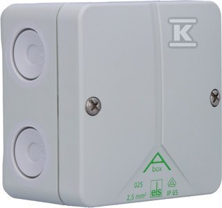 ABOX 025-L 80X80X52 IP65 SZARA PUSTA SPELSBERG