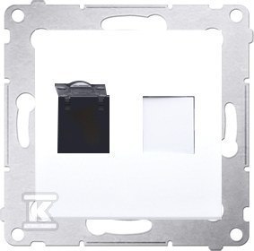 GN.KOMP.RJ45 KAT6 PRZES.BIAŁE SIMON54 KONTAKT-SIMON