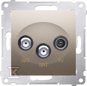 GN.RTV-SAT-SAT ZŁOTY MAT SIMON54 KONTAKT-SIMON