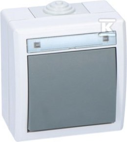 ŁĄCZ.1-BIE.SCHOD.N/T IP55 SZARY AQUANT ELEKTRO-PLAST NASIELSK