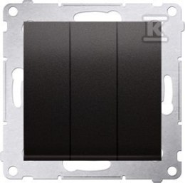 ŁĄCZ.3-KR.PODS.LED ANTRACYT SIMON54 KONTAKT-SIMON