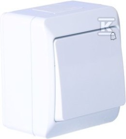 ŁĄCZ.DZWONEK N/T IP44 BIAŁY HERMES ELEKTRO-PLAST NASIELSK