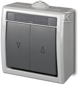 ŁĄCZ.ŻALUZJOWY N/T IP55 SZARY AQUANT ELEKTRO-PLAST NASIELSK