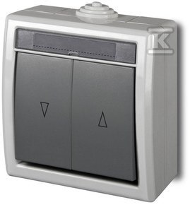ŁĄCZ.ŻALUZJOWY N/T IP55 SZARY AQUANT ELEKTRO-PLAST NASIELSK