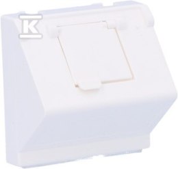 PŁYT.K45 1XRJ OSŁ.SKOSNA MD BIAŁY KONTAKT-SIMON